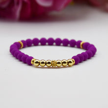 Load image into Gallery viewer, Colourful 6mm Simplicity Bracelet

