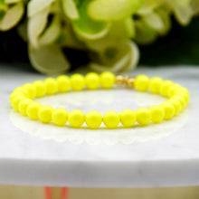 Load image into Gallery viewer, Colourful 6mm &amp; Gold Filled Simplicity Bead Bracelet
