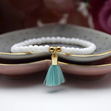 Load image into Gallery viewer, Neon Mini Tassel Bead Bracelet
