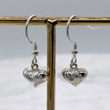 Load image into Gallery viewer, Puff Heart hook earrings

