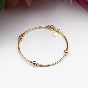 The “India” Gold Filled Bracelet Stack (set of 3)