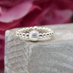 6mm Fluted Ball Ring