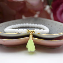 Load image into Gallery viewer, Neon Mini Tassel Bead Bracelet
