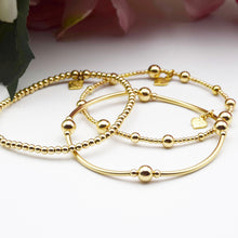 Load image into Gallery viewer, The “India” Gold Filled Bracelet Stack (set of 3)
