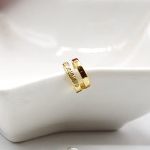 Load image into Gallery viewer, Gold Double Row CZ Stone Ear Cuff
