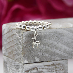 Horse Charm Ring