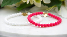 Load image into Gallery viewer, Colourful 6mm &amp; Gold Filled Simplicity Bead Bracelet
